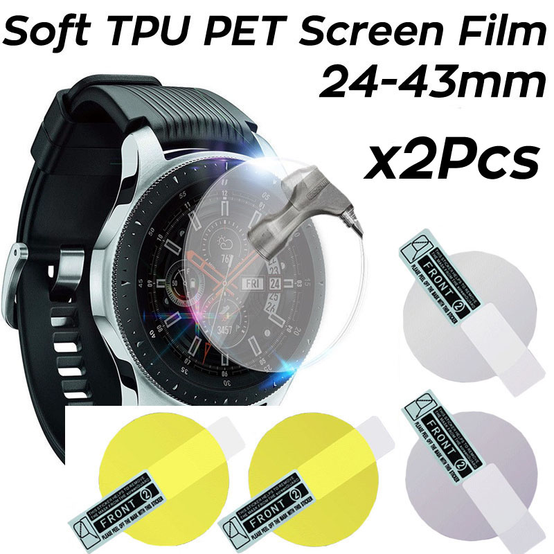 Smartwatch Watch Accessories - 2PCS Soft Hydrogel Film Anti-scratch Protective