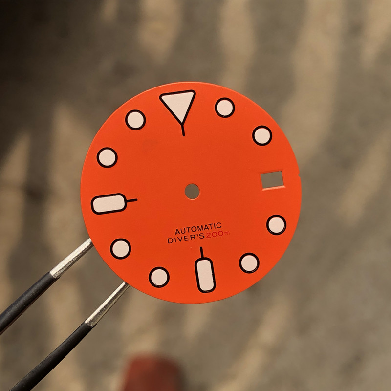 Accessories With Watch - Z14 Watch accessories NH35 dial orange