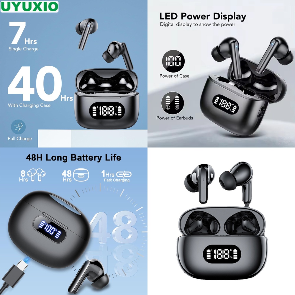 Smartwatch Headset - Long Battery Life TWS Earbuds and