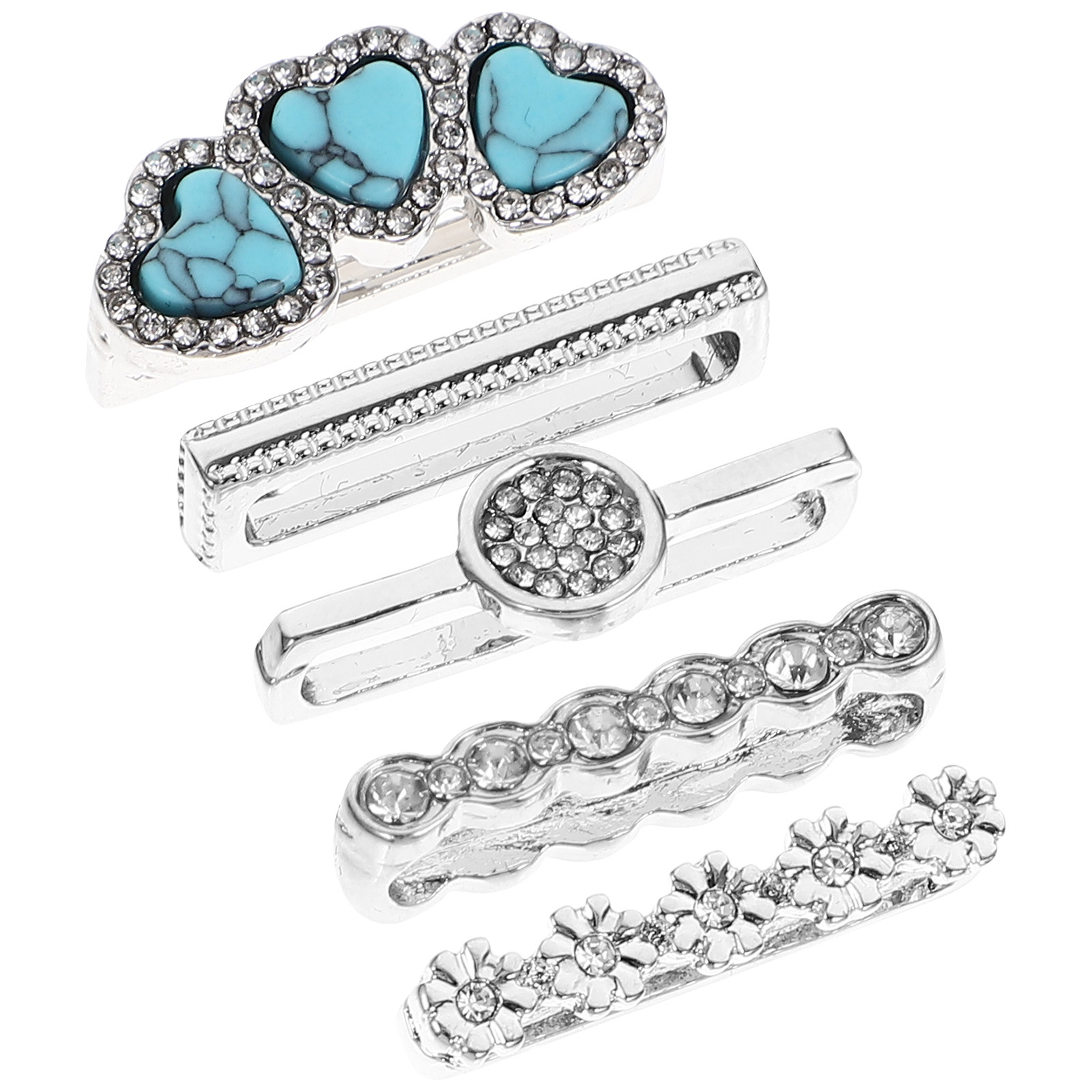 5Pcs Premium Alloy Watchband R - Smartwatch Straps & Accessories 评论和价格