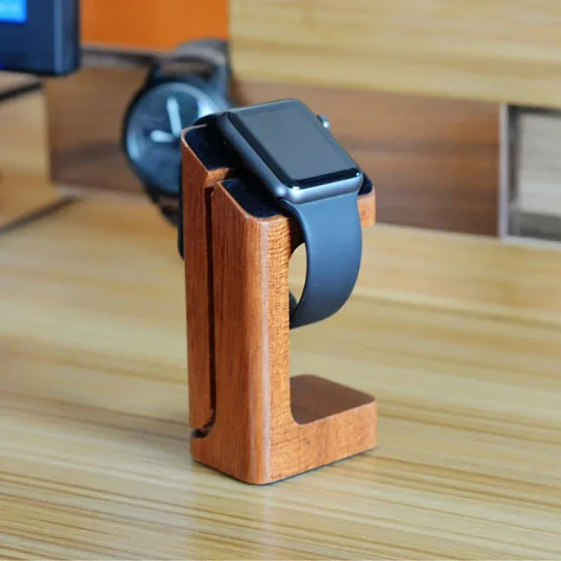 Wooden Apple Watch Charger Sta - Smartwatch Watch Accessories 评论和价格