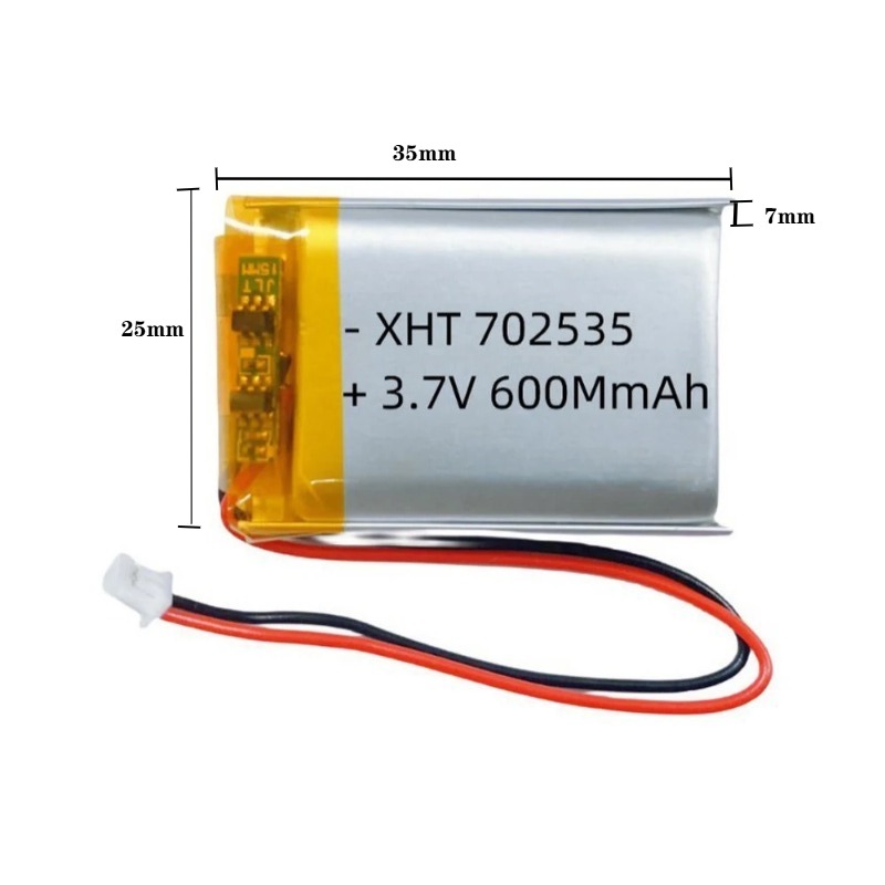 702535 3.7V 600mAh Li Polymer  - Smartwatch Headset 评论和价格