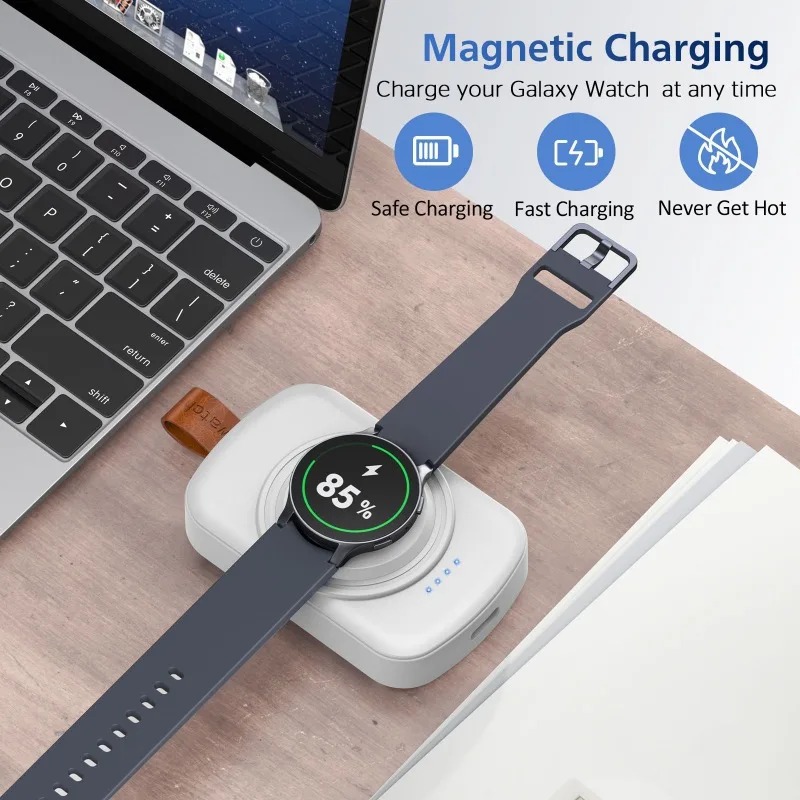 Portable 1800mAh Magnetic Wire - Wireless Charger Watch 评论和价格