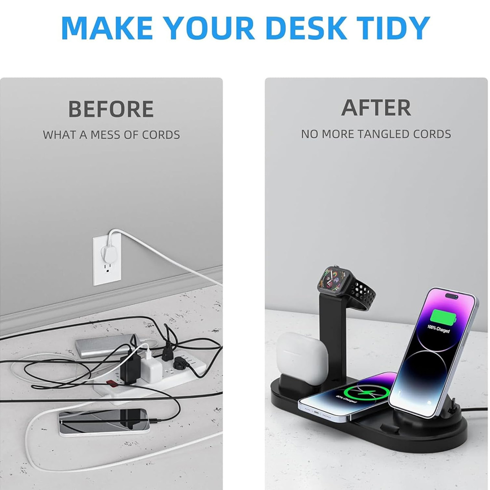 30W 7 in 1 Wireless Charger St - Wireless Charger Watch 评论和价格