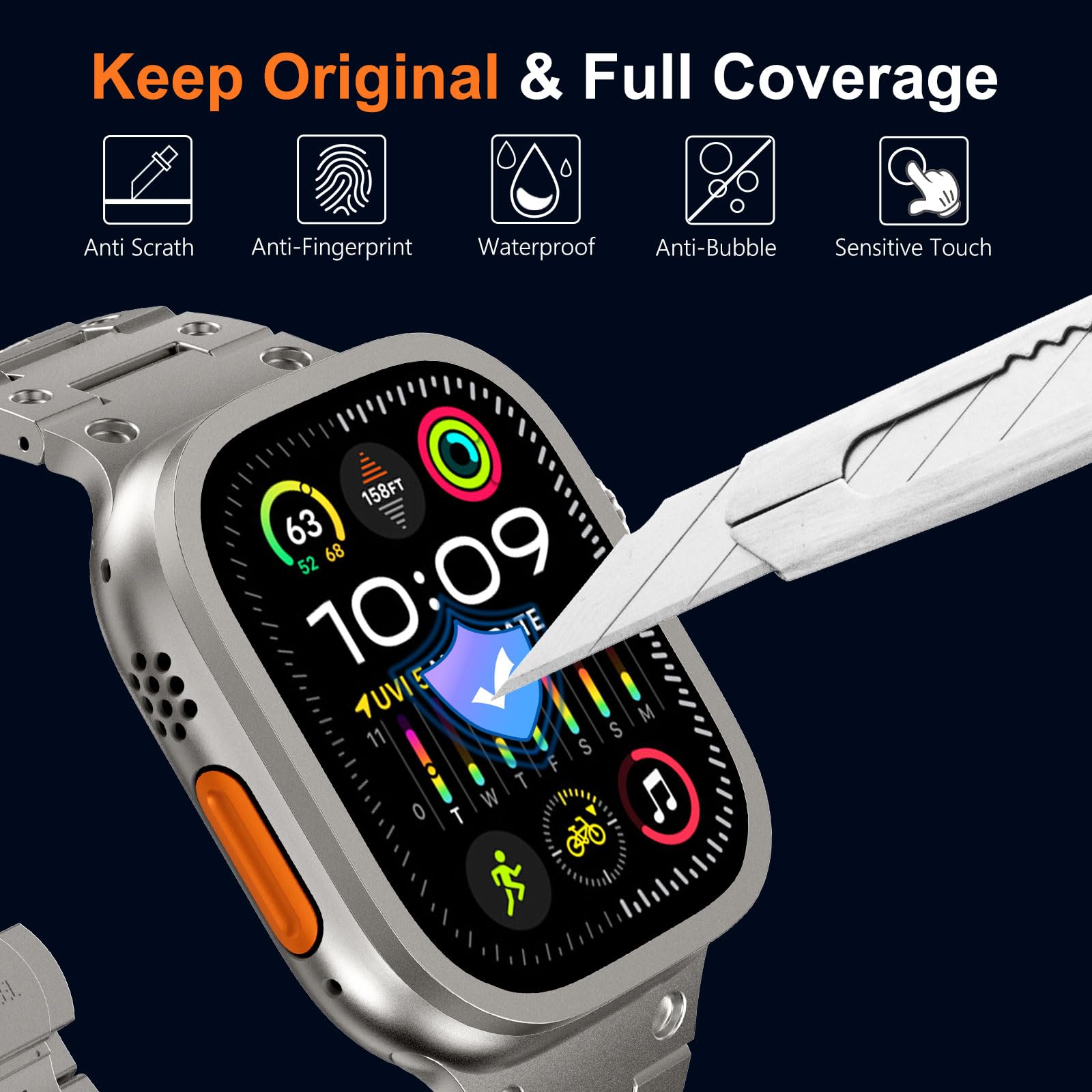 Tempered Glass for Apple Watch - Smartwatch Watch Accessories 评论和价格