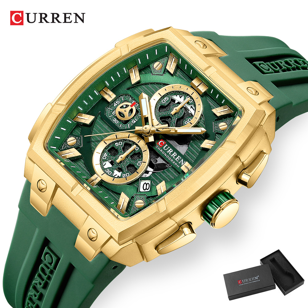 CURREN Luxury Vintage Watch fo - Accessories With Watch 评论和价格