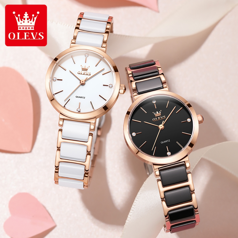OLEVS Women Watch 5877 Luxury  - Accessories With Watch 评论和价格