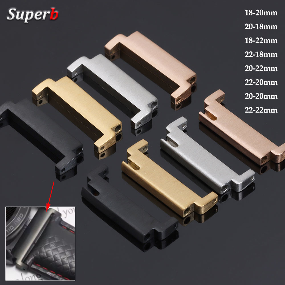 1 Pair Watch Strap Adapter 18m - Watch Band Connector 评论和价格