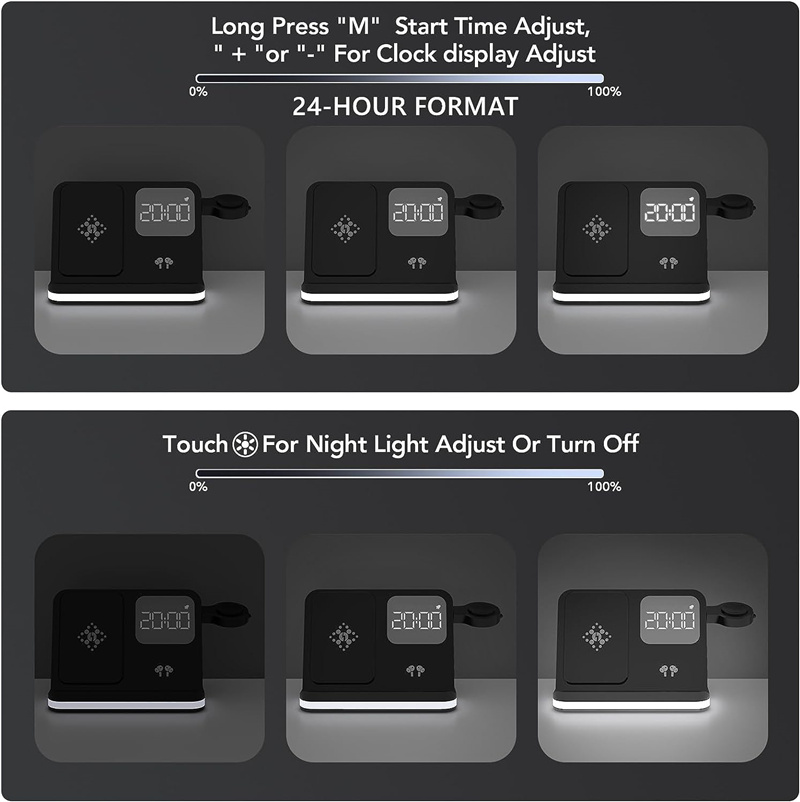 Wireless Charger Stand For iPh - Wireless Charger Watch 评论和价格