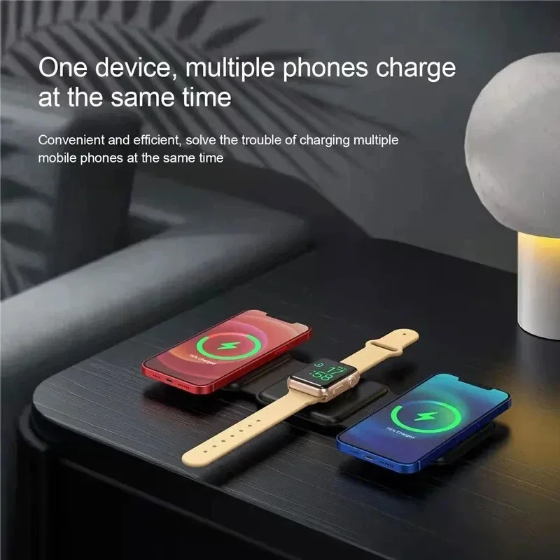 3 In 1 Magnetic Portable Wirel - Smartwatch Ac 评论和价格