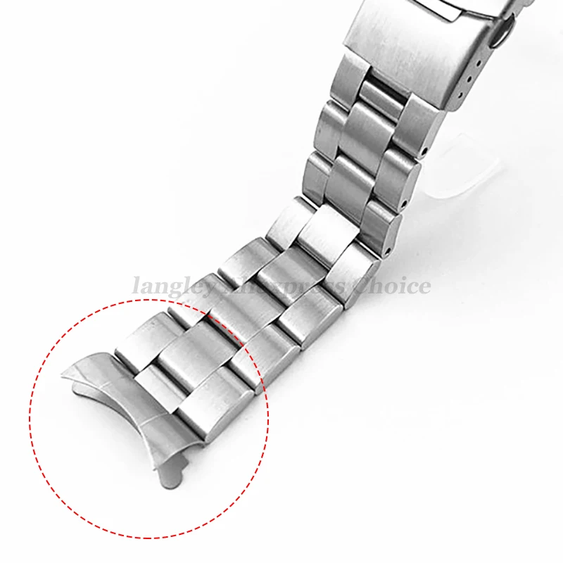 Curved End Link for Seiko SKX0 - Watch Band Connector 评论和价格