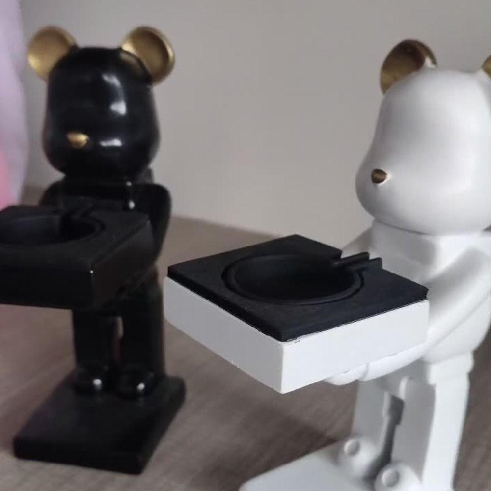 Multicolor Cartoon Bear Watch  - Wireless Charger Watch 评论和价格