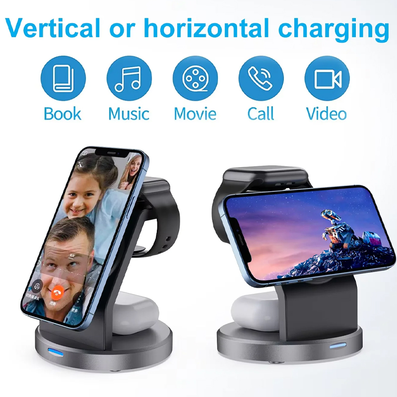 3 In 1 Wireless Charger Stand  - Smartwatch Ac 评论和价格