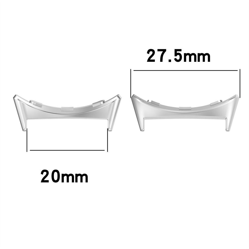 2PCS 20mm Metal Connector for  - Smartwatch Watch Accessories 评论和价格