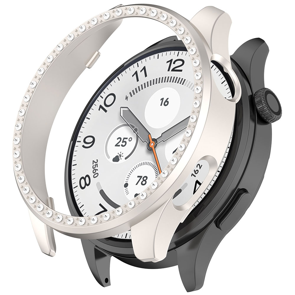 Bling PC Case + Glass Film For - Android Smartwatch Accessories 评论和价格