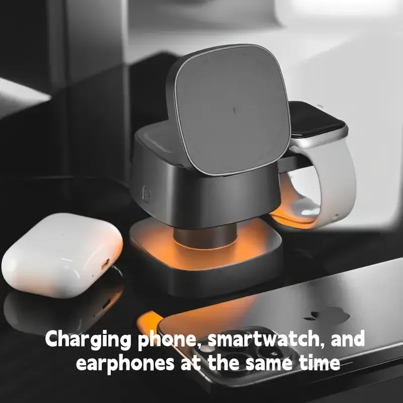Magnetic 3 in 1 Wireless Charg - Wireless Charger Watch 评论和价格