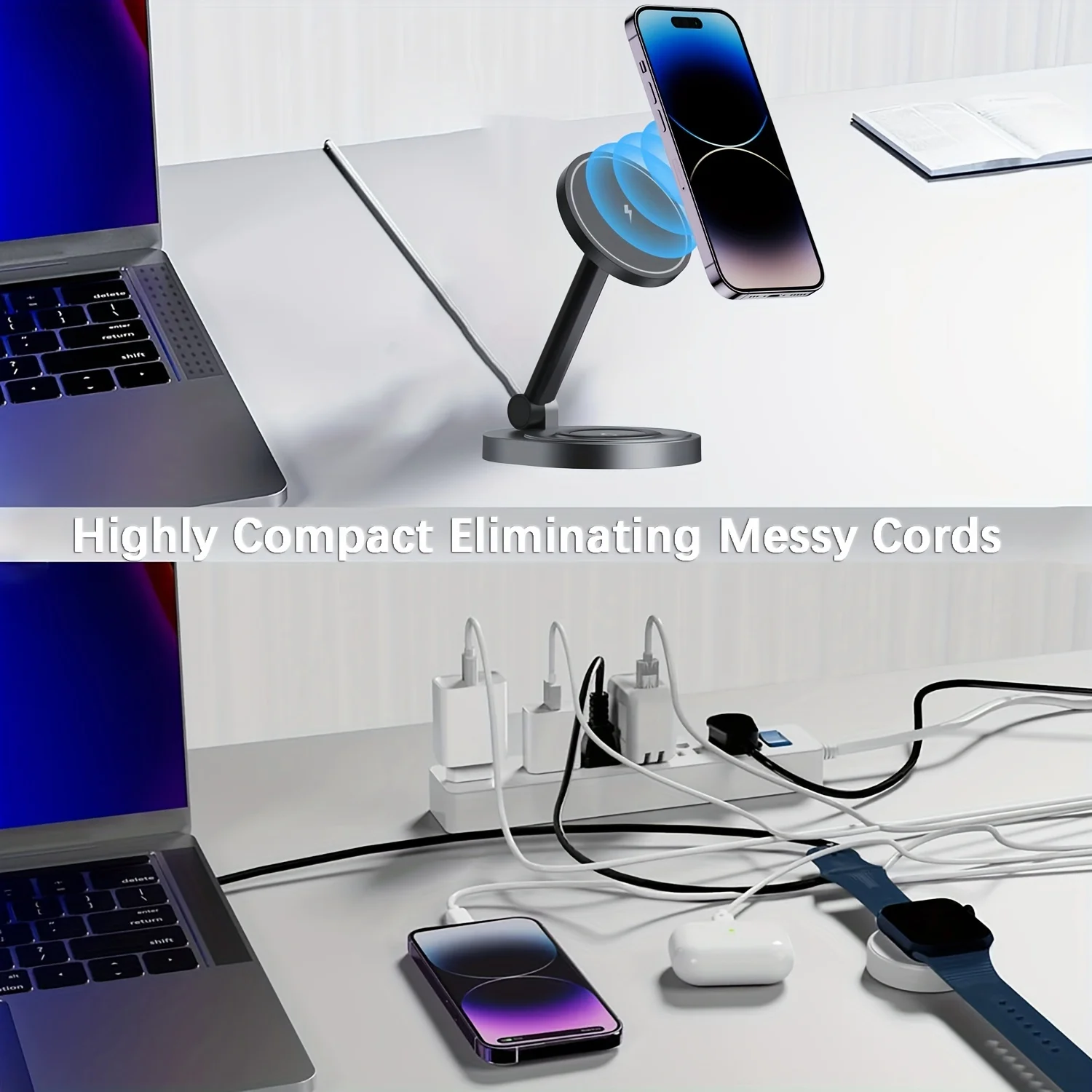 2 In 1 Magnetic Wireless Charg - Wireless Charger Watch 评论和价格