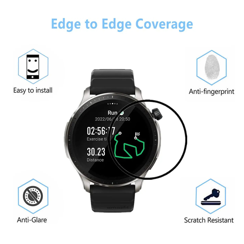 For Amazfit GTR 4 Screen Prote - Smartwatch Watch Accessories 评论和价格