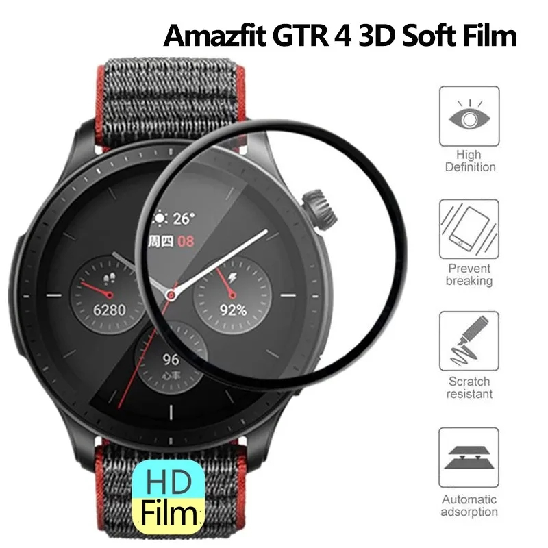 For Amazfit GTR 4 Screen Prote - Smartwatch Watch Accessories 评论和价格
