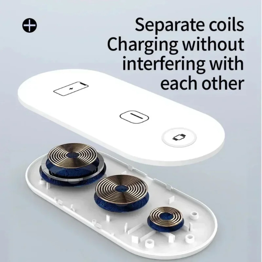 3-in-1 Wireless Charging Pad F - Wireless Charger Watch 评论和价格