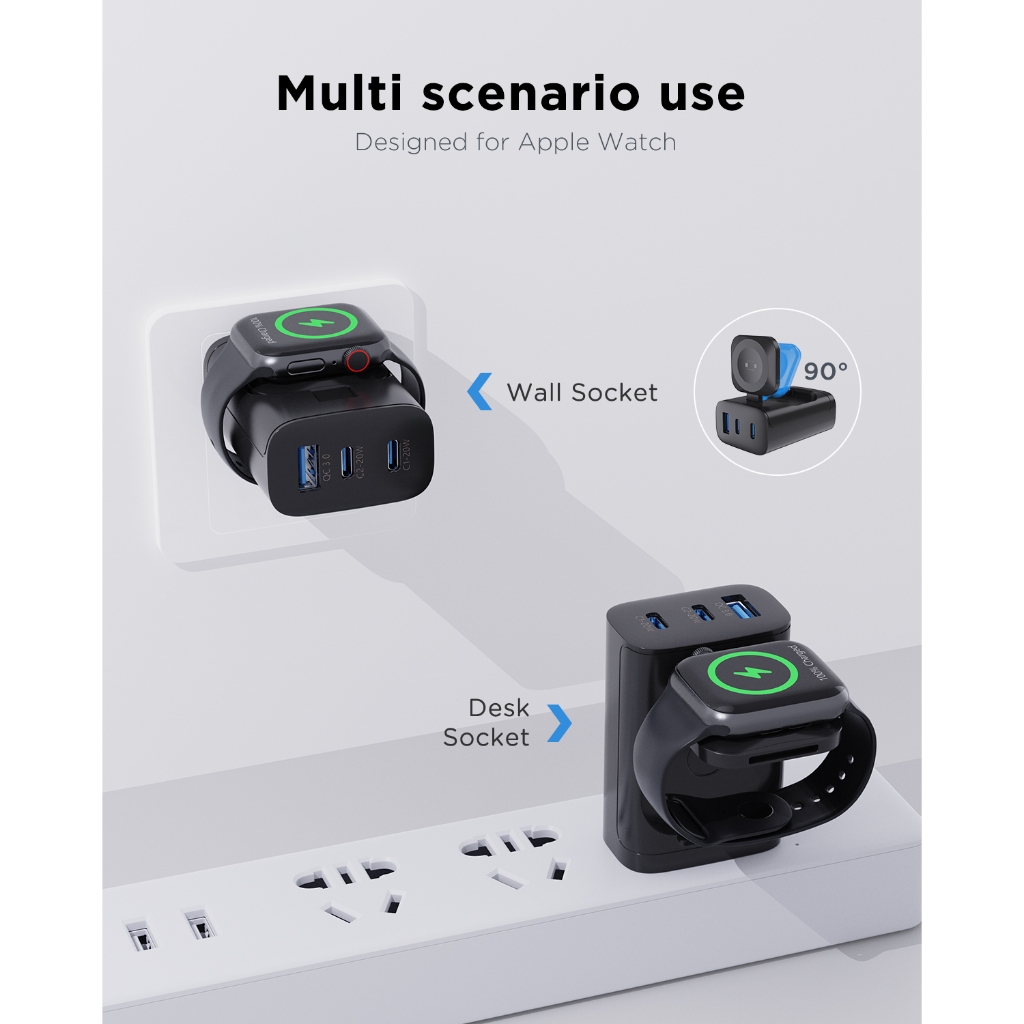 Oatsbasf 4 In 1 QC3.0 Fast Mag - Wireless Charger Watch 评论和价格