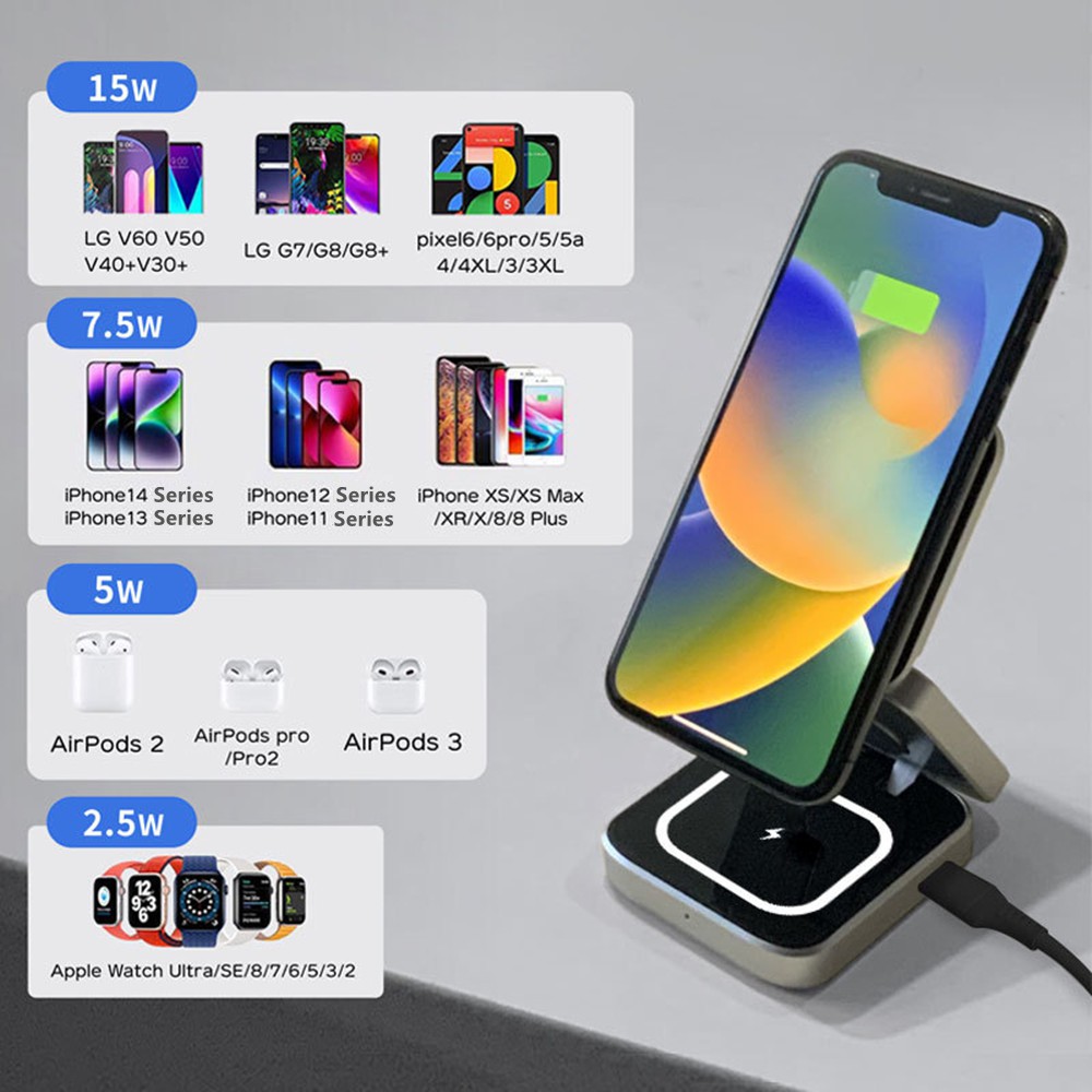 Foldable Magnetic Wireless Cha - Wireless Charger Watch 评论和价格