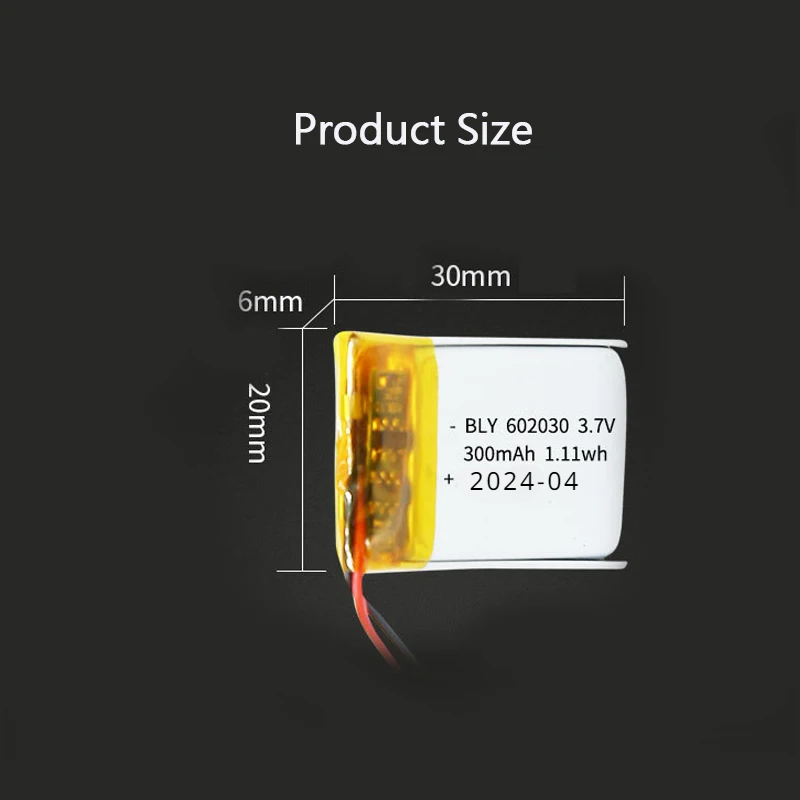 062030 3.7V 300mAh LiPo Batter - Smartwatch Headset 评论和价格