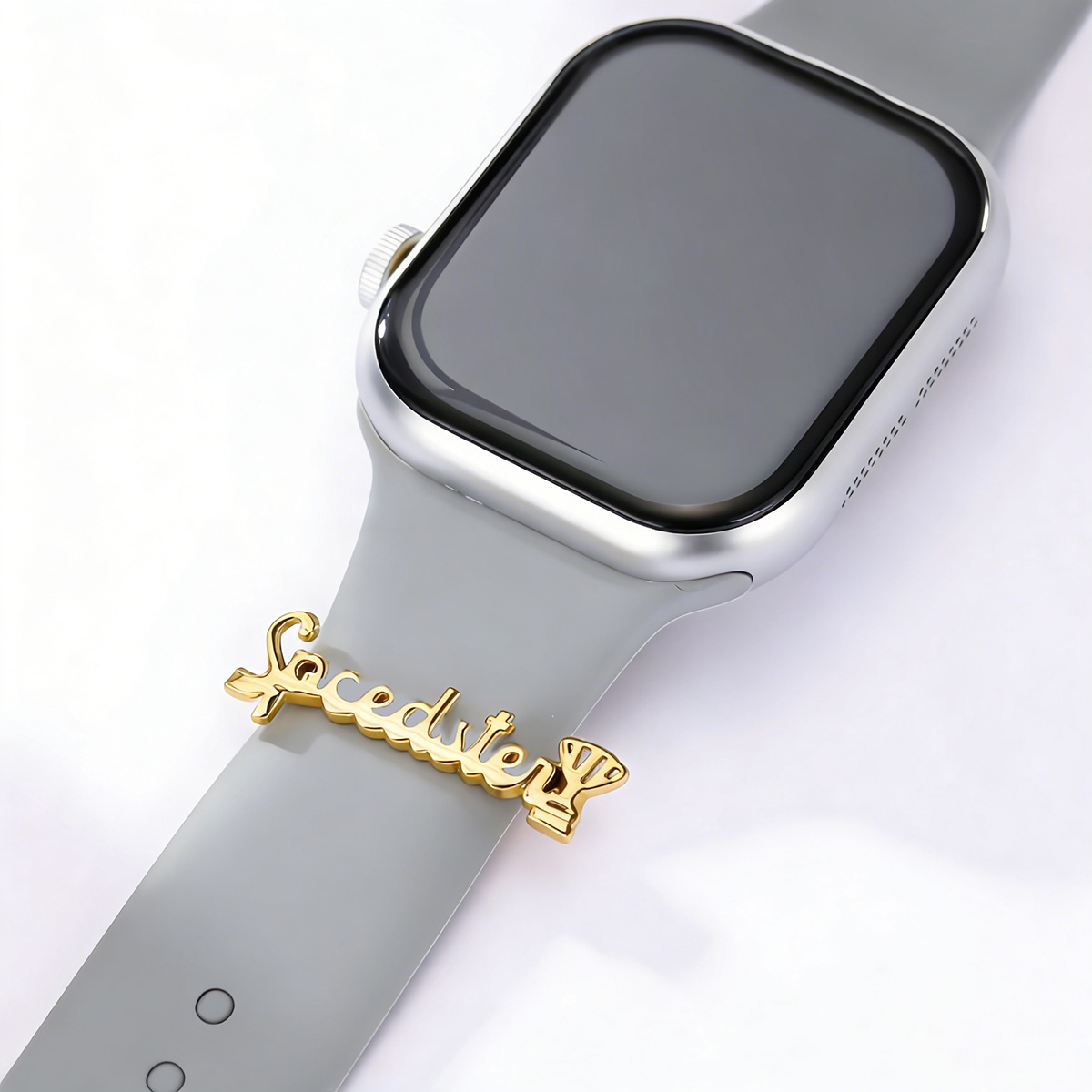 Stainless Steel Custom Letter  - Smartwatch Straps & Accessories 评论和价格