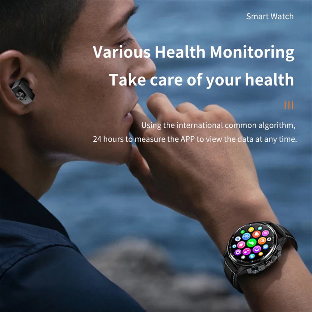 TWS Bluetooth Headset Music Pl - Smartwatch Headset 评论和价格